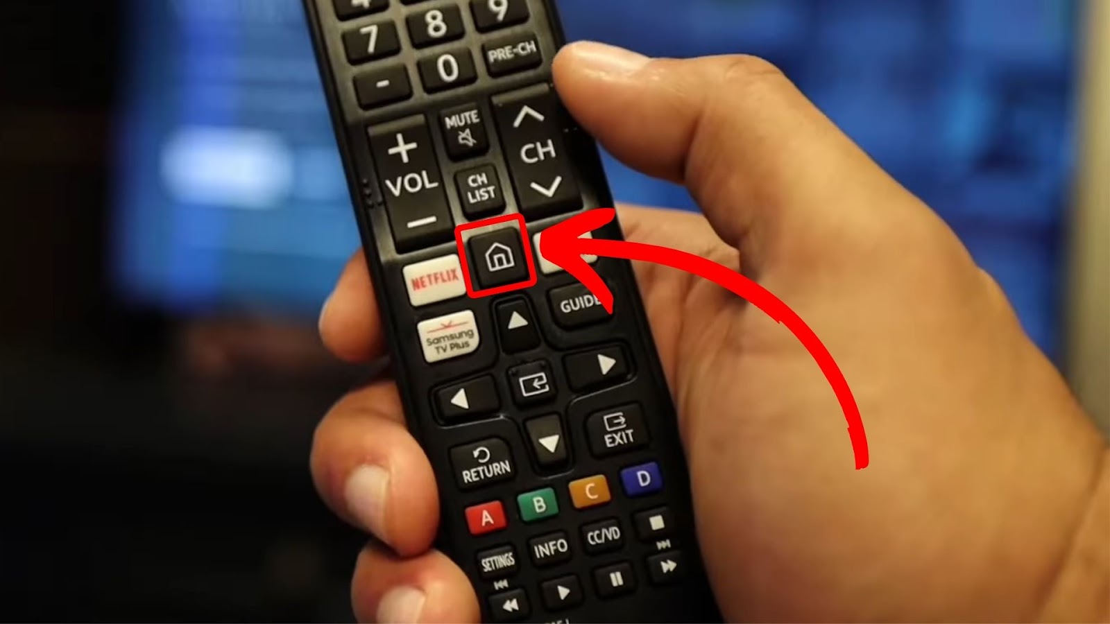 Samsung TV Remote Home Button