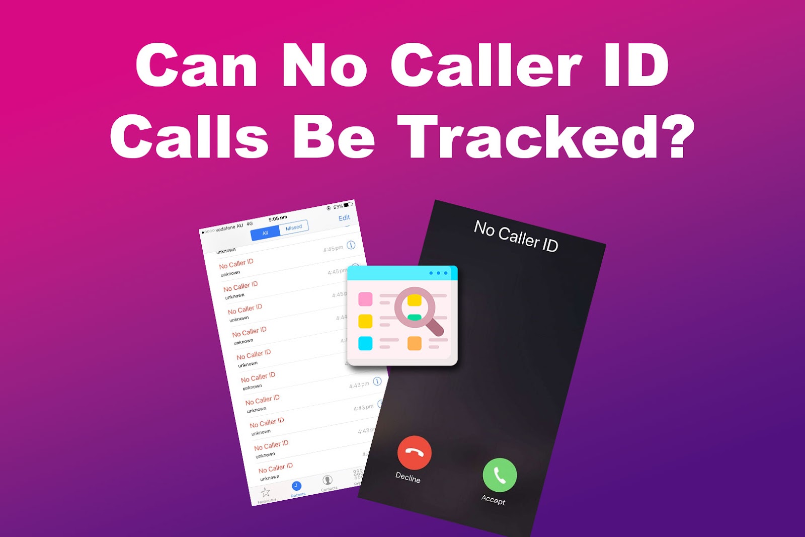 Can No Caller ID Calls Be Tracked?