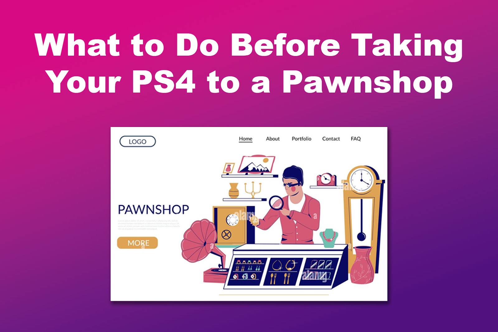 What to Do Before Pawning Your PS4