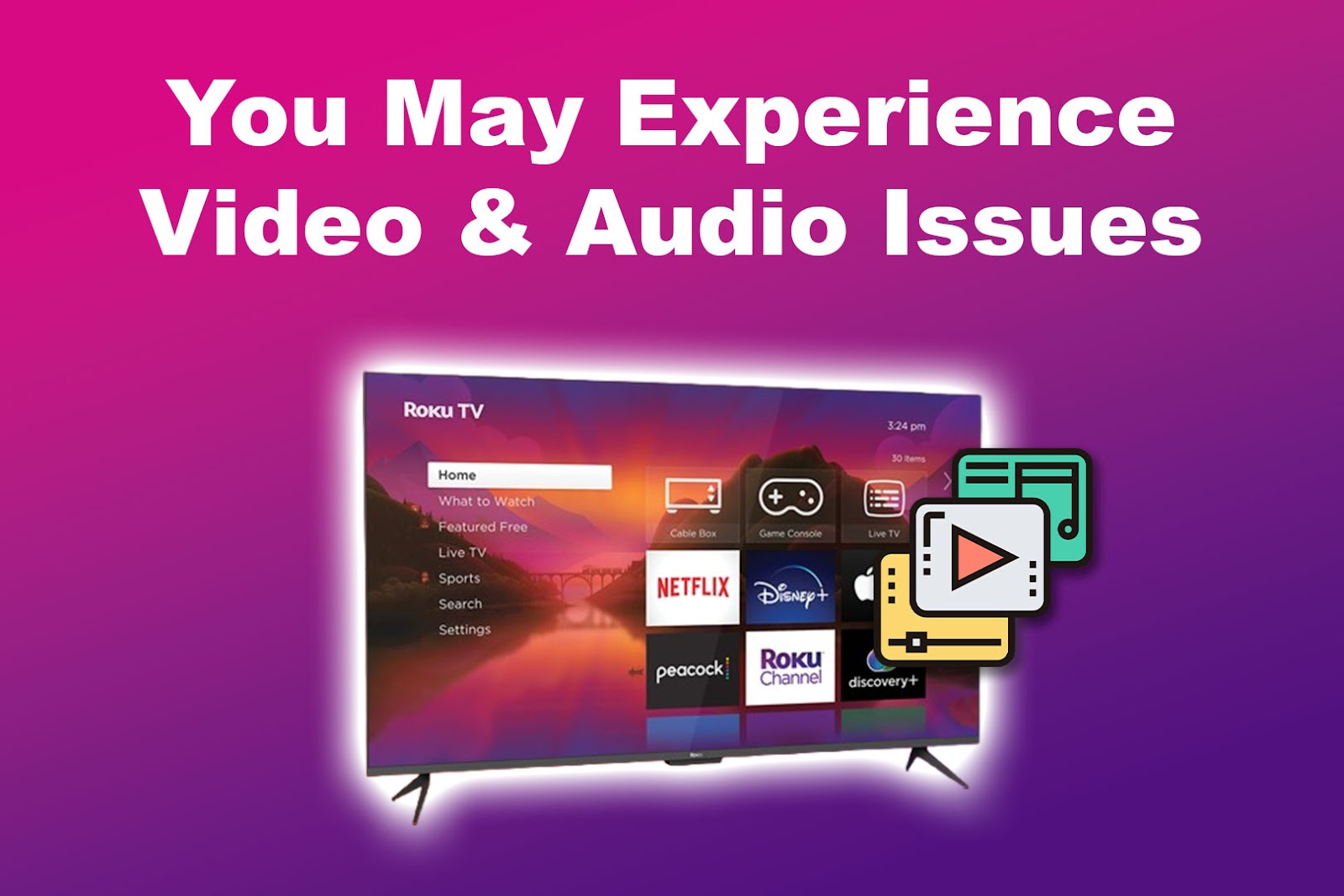 Downside of a Roku TV - Video and Audio