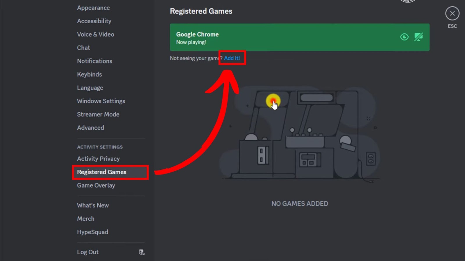 Register Your App as a Game on Discord