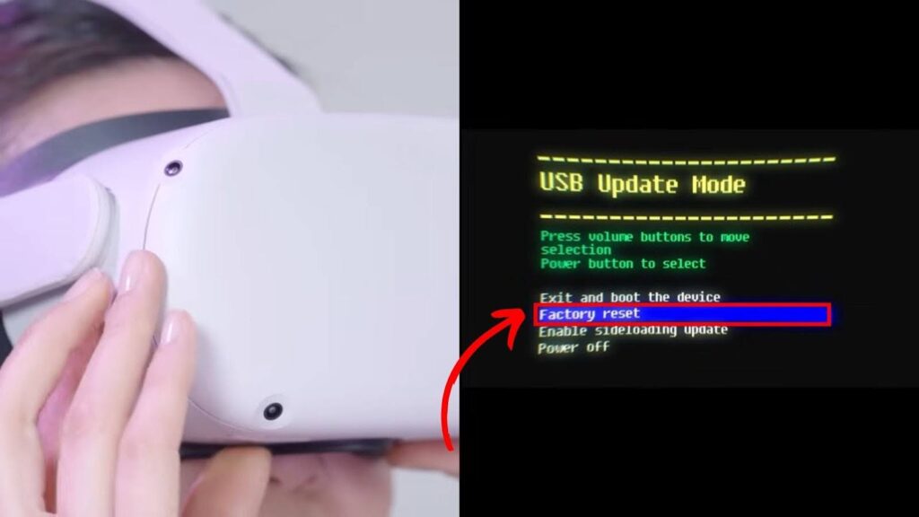 How to Reset the Oculus Quest 2 Through the Boot Menu