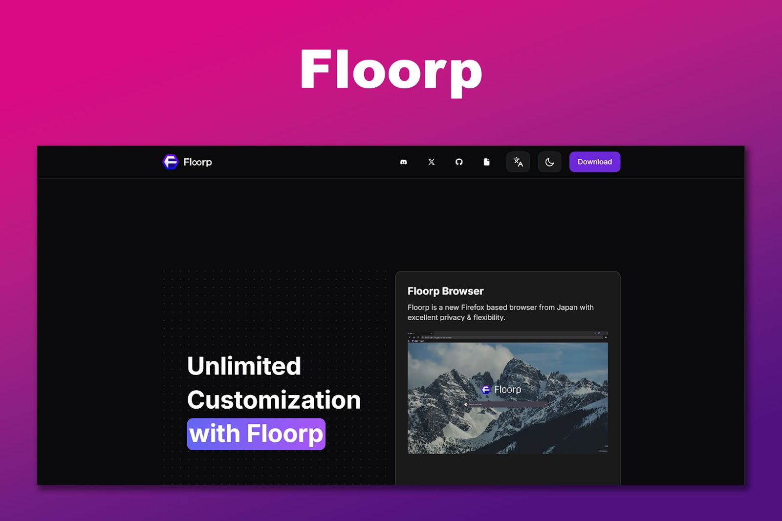 Floorp Free Unblocked Browser