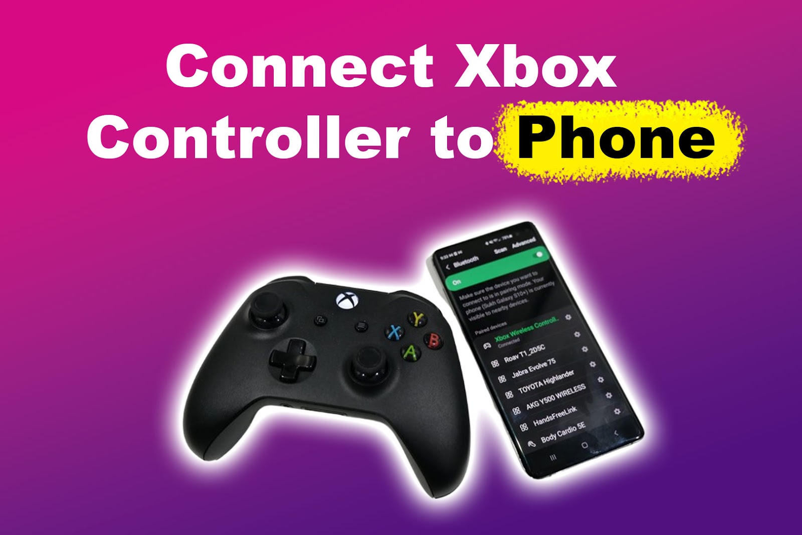 How to Connect an Xbox Controller to a Phone