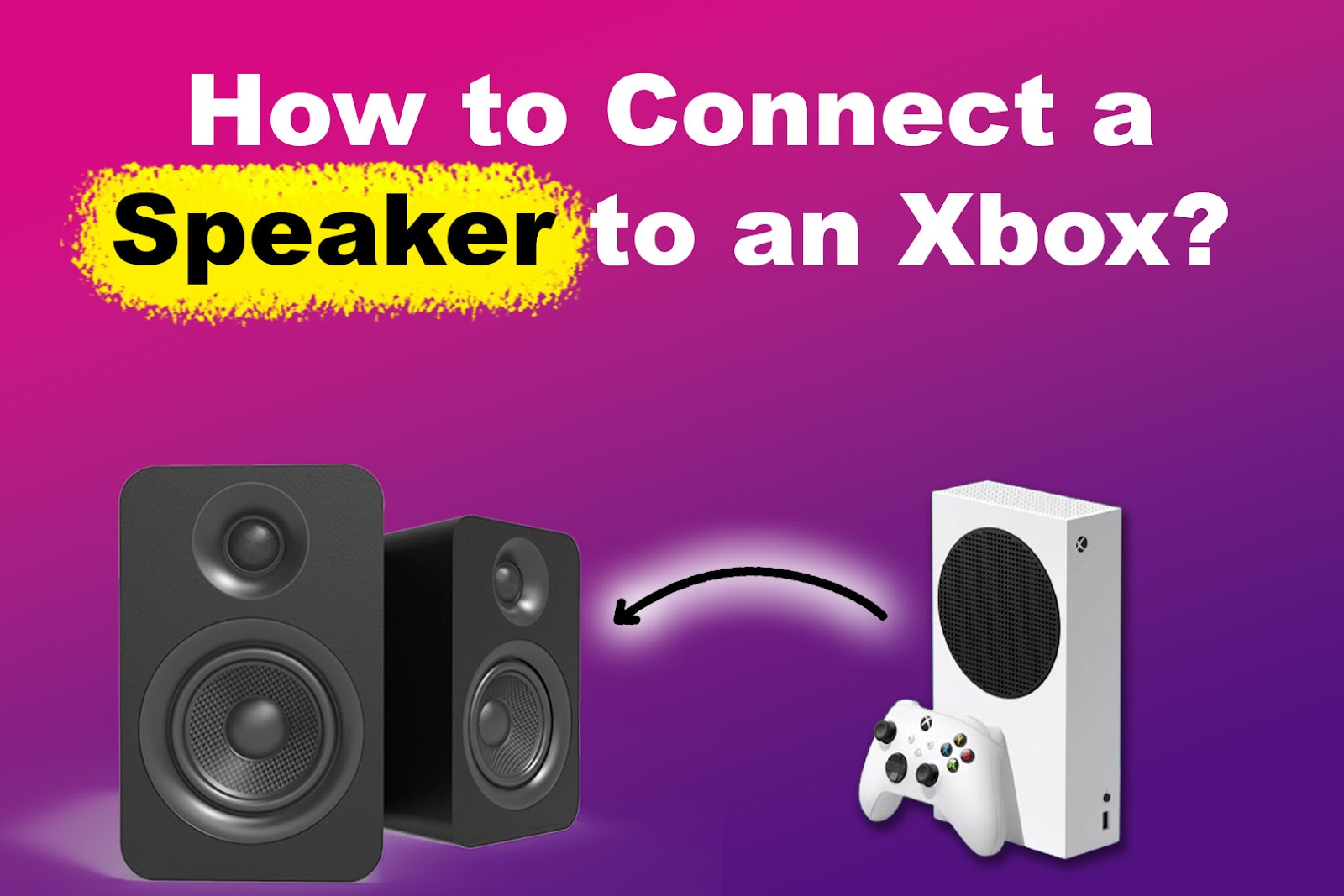 How to Connect a Speaker to the Xbox