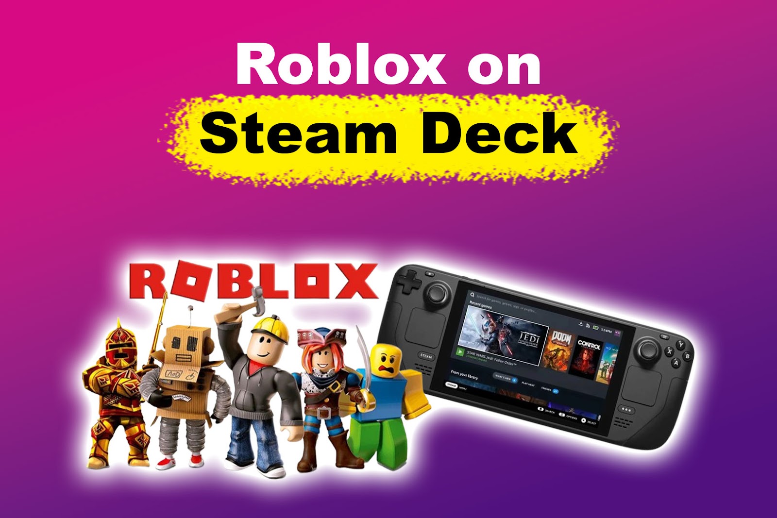 Roblox on Steam Deck