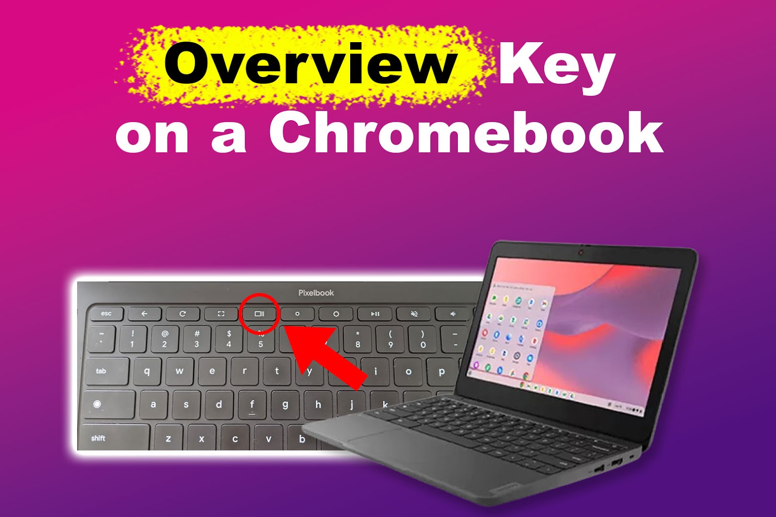 Overview Key on the Chromebook