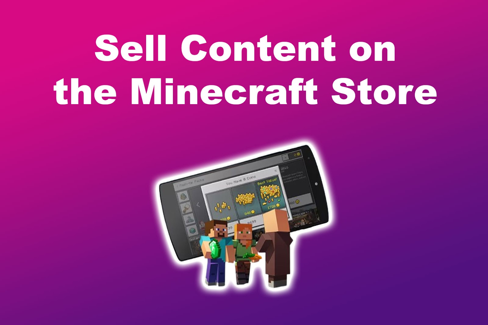 How to Get Free Minecoins - Sell Custom Content