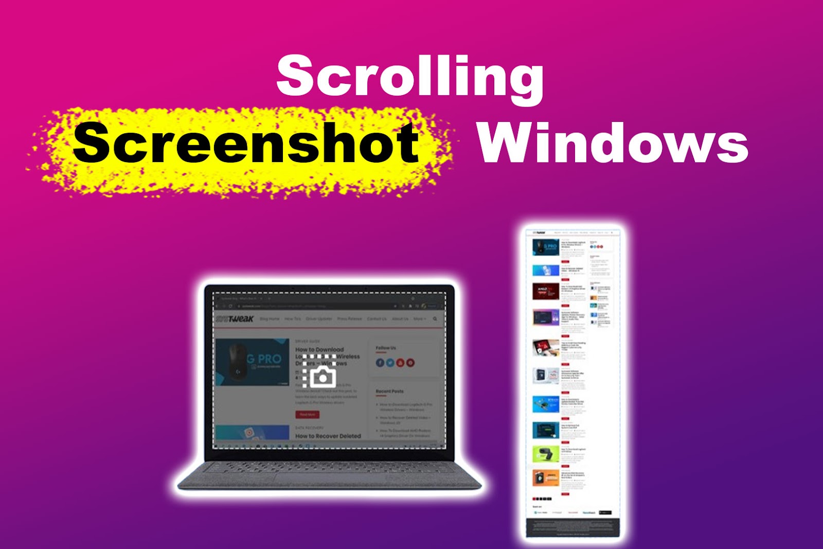 Scrolling Screenshot on Windows