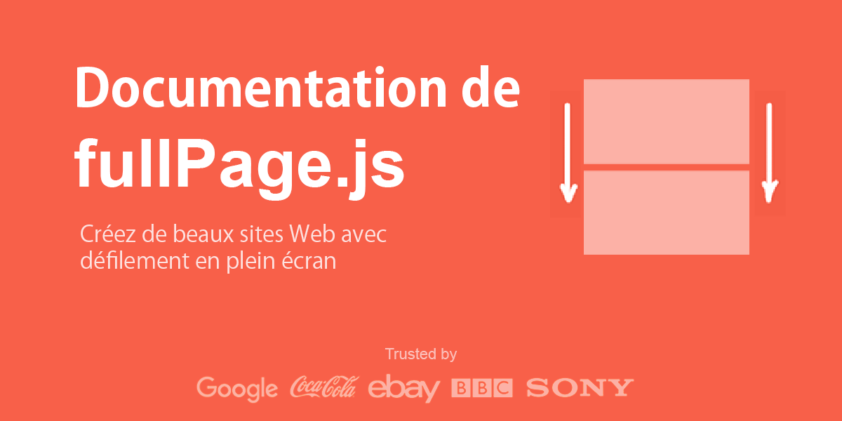 fullPage.js - Documentation en Français