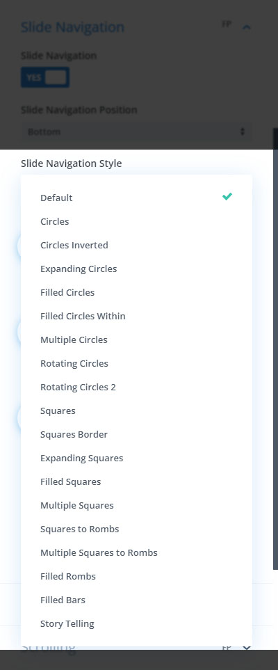 FullPage for Divi Slide Navigation Style