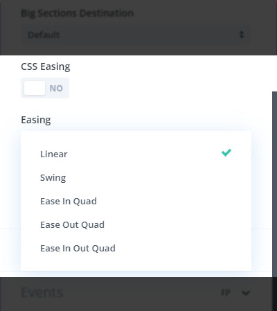 JavaScript Easing Options