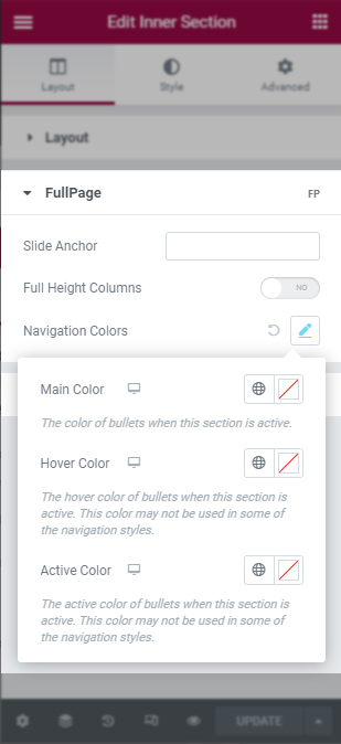 Slide Options