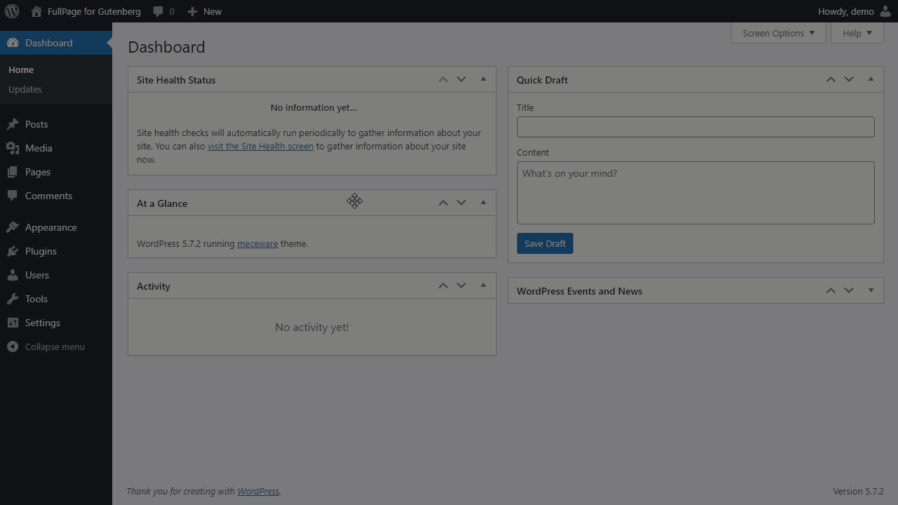 How To Install FullPage for Gutenberg Plugin