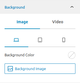 Section Background Options