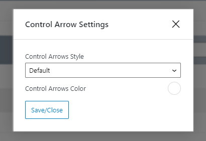 Control Arrows Options