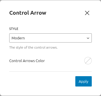 Control Arrows Options