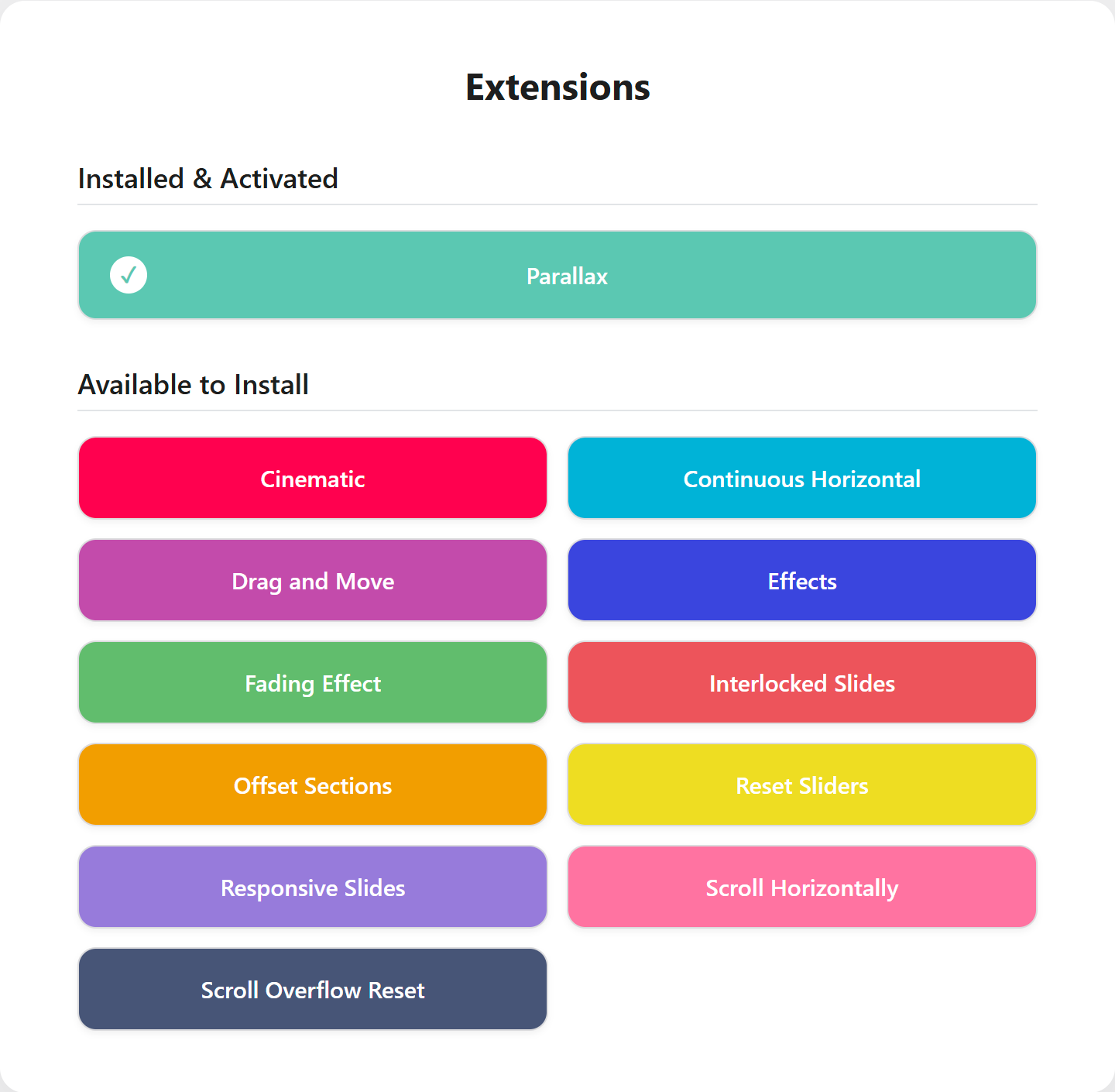Extension Activated