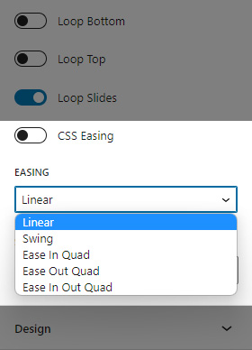 JavaScript Easing Options